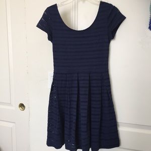 SO Blue Cutout Dress